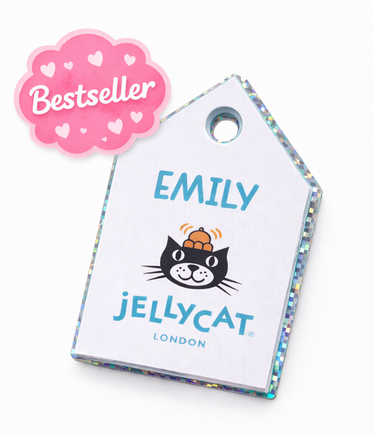 Personalised Name Cake Charm Tag | Cute Cat Inspired Cake Topper | Custom Birthday Cake Decoration