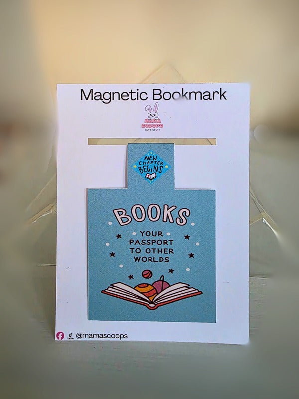 New chapter begins - magnetic bookmark